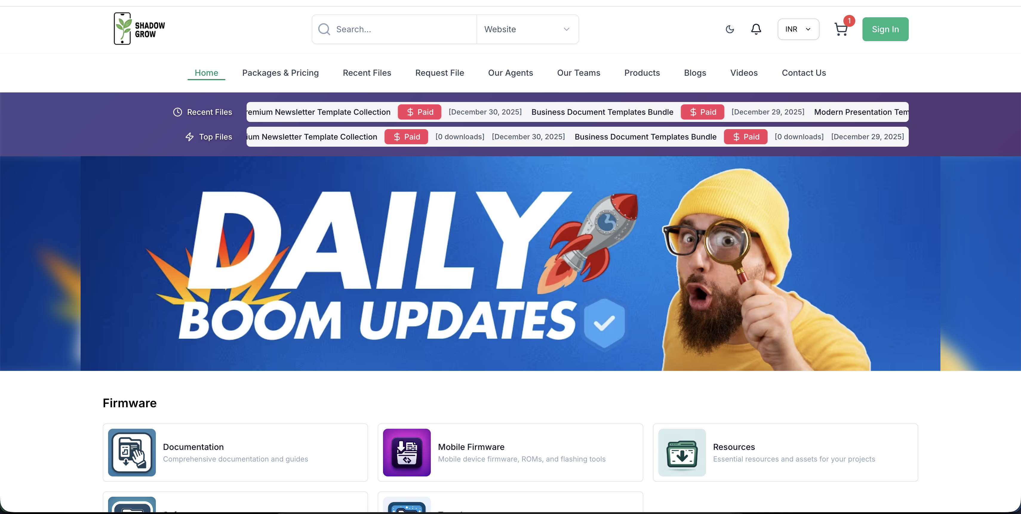 ShadowGrow Platform Demo